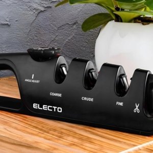 Ostrzałka do noży i nożyczek ELECTO 4w1 – regulacja kąta 14°–24°